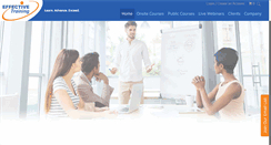 Desktop Screenshot of effectivetraining.com